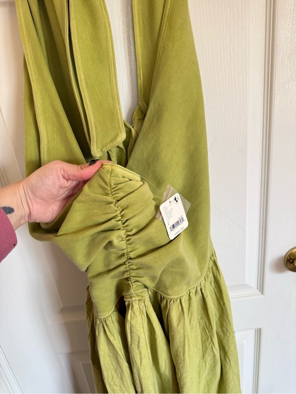 Free People Beach NEW Dimas Convertible Maxi Dress in Mojito Lime - Picture 6 of 8